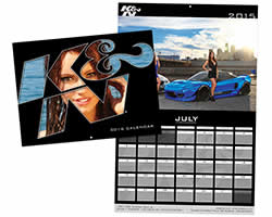 2016 K&N Calendar with pictures of hot rods, race cars and hot girls in bikinis