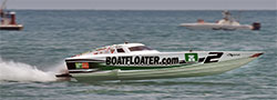 Scott Free Racing competes in a 30-foot Extreme that has a top speed of 95 mph.
