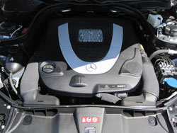 K&N replacement air filter install in a Mercedes Benz G Class, S Class, R Class, SL and SLK Class, GL and GLK Class and C Class models