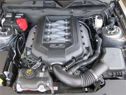 Engine Compartment of 2010 Ford Mustang 5.0L