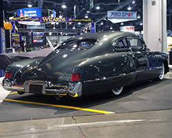 Chopped top 1949 Buick Super 56S Sedanette looks fast even when parked