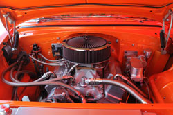 1955 Chevy is good for 425 horsepower