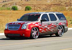 The GMC Yukon is based on the same GM full-size SUV platform as the Tahoe, Suburban, and Escalade
