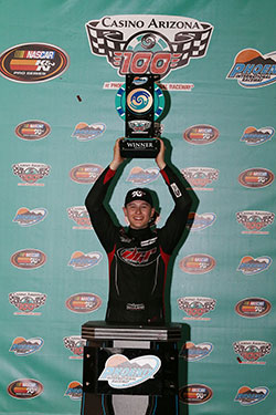 Todd Gilliland at NASCAR K&N Pro Series West in Phoenix