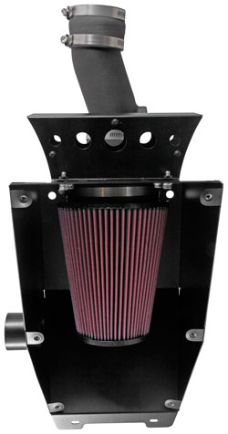 K&N 63-1135 performance intake kit open view of air filter for Can-Am Maverick UTV