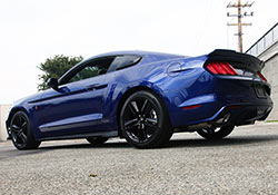 Blue 2015 Ford Mustang 3.7L