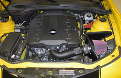K&N Air Intake Installed on 2010 Chevrolet Camaro 3.6L V6