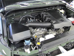 K&N Air Intake Installed on 2010 Toyota FJ Cruiser