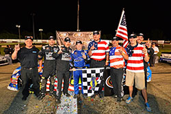 Justin Haley won the NASCAR K&N Pro Series East NAPA 150 at Columbus Motor Speedway in Ohio