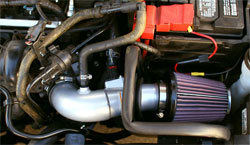 K&N Air Intake Installed on 2011 Ford Fiesta