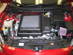 K&N Air Intake Installed on 2010 Mazda Mazdaspeed3 2.3L