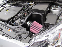 K&N Air Intake Installed on 2010 Mazda3 2.5L