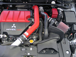 Mitsubishi Lancer Evolution 2.0L Turbo L4 with K&N's 69-6546TWR Performance Air Intake System