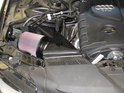 K&N Air Intake Installed on 2010 Audi A4