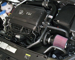 2014-2016 VW Jetta GLI & Passat with a K&N 69-9507TTK air intake system installed into engine bay