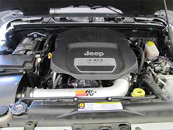 2012 to 2015 Jeep Wrangler V6 Models Gain More Horsepower with K&N  Performance Air Intake System
