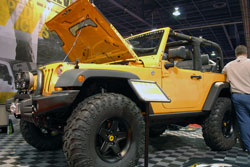 AEV's V8 conversion kit comes with everything necessary to make the conversion seem like it was from the factory.