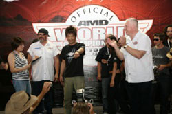 Ken Tabata walked away the world champion during the recent AMD World Championship of Custom Bike Building.