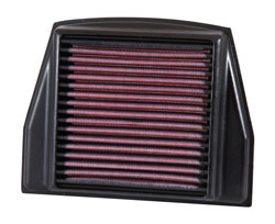 K&N AL-1111 washable and reusable air filter for Aprilia motorcycles