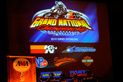 At the beginning of 2010, K&N's Johnny Jump and Hall of Fame racer Mike Kidd began discussions.  With the help of series sponsor Parts-Unlimited, the creation of the AMA Pro K&N Filters Grand National Championship Series became a reality.