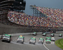 Over time, the innovations of the NASCAR Air Titan™, along with reusable K&N air filters, will lessen the carbon footprint of track drying, decrease emissions, noise pollution, & waste