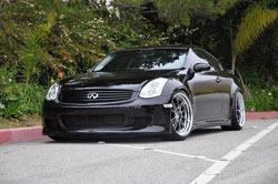 Alf Serrato's G35 has the proper stance that can be appreciated by any car enthusiast