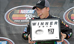 Ben Rhodes won his sixth 21 Means 21 Pole Award presented ty Coors Light for having the fastest lap time during qualifying but a race start violation had him battling back toward the front
