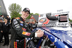 Austin Cindric at NASCAR K&N Pro Series East race at Virginia International Raceway