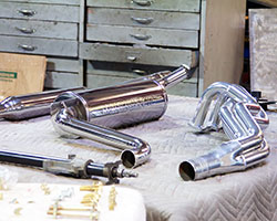 Clarion Builds install an aftermarket exhaust and a K&N air intake system