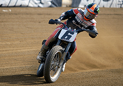 Brad Baker put together his finest performance of the 2015 AMA Pro Flat Track season