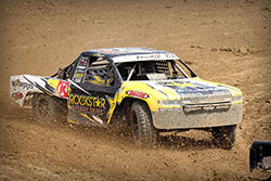 Ryan’s truck handled very well through the turns in Lake Elsinore