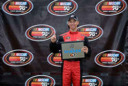 Kyle Benjamin won the pole and was the runner-up at the NASCAR K&N Pro Series East race
