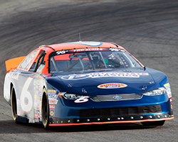 James Bickford drove the No. 6 Sunrise Ford/ Interstate Plastics/Eibach Ford to win the pole position at Stateline Speedway