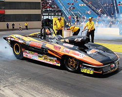 Reigning NHRA Super Gas Champion Luke Bogacki showed why he wears the number 1 for a second consecutive season