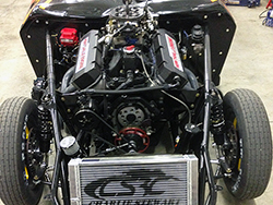 The 1050 horsepower Huntsville Engine & Performance beast pushed Luke Bogacki’s Corvette to the 9.90 index