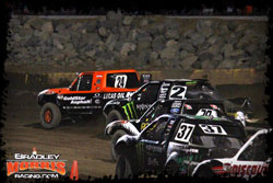 In round 9 Bradley Morris held off the hard charges coming from Casey Currie and Brian Deegan the entire race before claiming his first ever LOORRS victory.