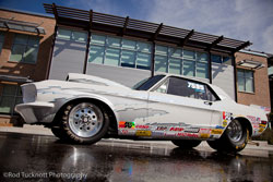 Their family made the purchase of a beautiful 1967 Mustang and he returned to the track in 2010 to compete in NHRA Super Gas class racing.