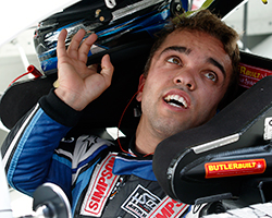 NASCAR K&N Pro Series East rookie Rico Abreu earned the pole position for the 2015 Visit Hampton 175 at Langley Speedway in Hampton, Virginia