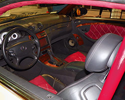 2005 Mercedes CLK55 AMG interior
