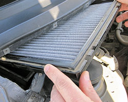 Most cabin air filters can be replaced without tools and are commonly found under the hood near the windshield, underneath the dashboard, or behind the glove compartment