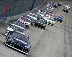 NASCAR K&N Pro Series East points Champ, and Sunoco rookie of the year, William Byron led the field to green before leading 57 laps at the Monster Mile and bringing home 9th place