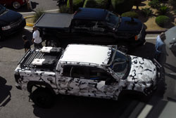 No matter what angle, the Arctic camo wrap on Chris Payne's 2011 Tundra allowed it to shine at SEMA 2012