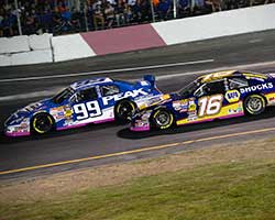 Christian PaHud recovered the lead from Brandon McReynolds on a lap 126 restart and he never looked back taking the Toyota/Napa Auto Parts 150 win at All American Speedway in Roseville