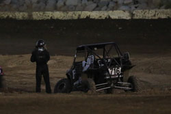 During round four of the Lucas Oil Regional Series, Cody Rahders took third place in spite of loosing a wheel in the final lap.