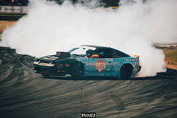 Matt Coffman lost in the first round in the Formula Drift season opener at the Streets of Long Beach