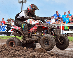 Maxxis/H&M Motorsports’ David Haagsma’s fifth and fourth place finishes earned him his best overall Mt. Dew ATV MX finish yet