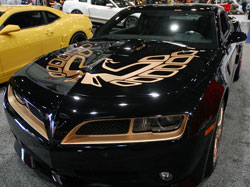Functional Shaker Scoop System on Z/TA Trans Am Modified Camaro at SEMA