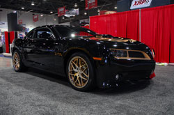 SEMA Featured Modified Z/TA Package on Black Camaro