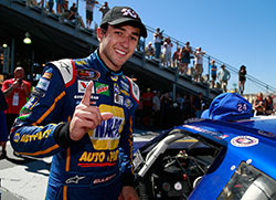 Chase Elliott at K&N Pro Series West race at Sonoma Raceway in California