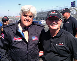 The debut episode of the new CNBC series “Jay Leno’s Garage” was filmed at the Auto Club Dragway in Fontana, California and features K&N supported Drag School founder Frank Hawley